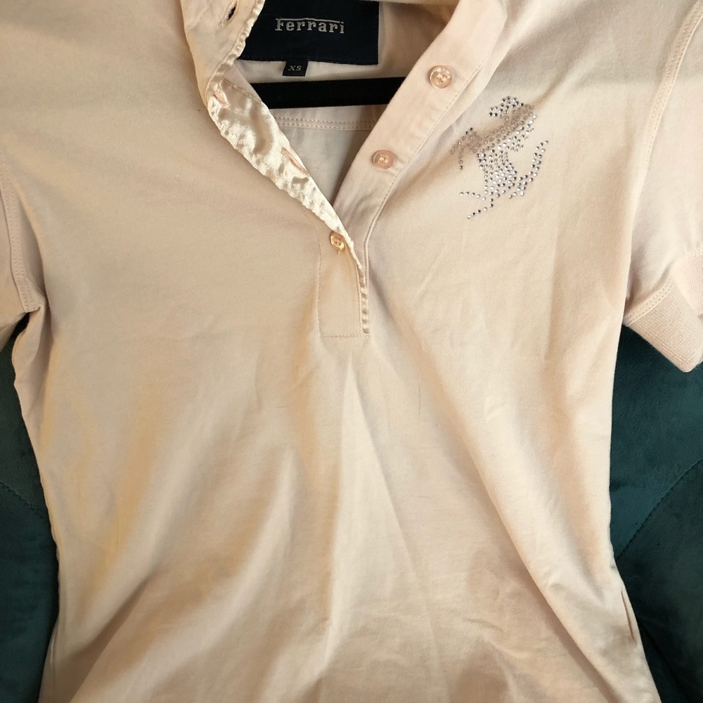 Ferrari Cavallino Scuderia Pink T Shirt Women XS